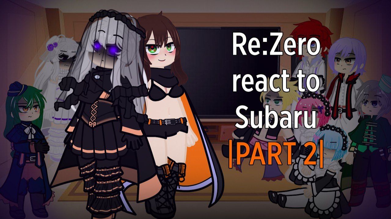 Реакция Персонажей Re:Zero на Субару Нацуки / 2 Часть / РеЗеро / Гача реакция