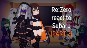 Реакция Персонажей Re:Zero на Субару Нацуки / 2 Часть / РеЗеро / Гача реакция