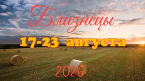 Близнецы♊ Таро-прогноз на неделю с 17 по 23 августа 🕊️