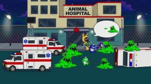 Ветеринарная клиника против амогусов. СМЕШНАЯ АНИМАЦИЯ ПО ИГРЕ AMONG US