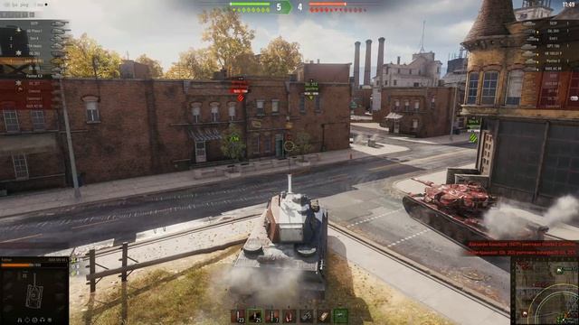 Мир Танков. ПОЛИГОН. Бой на AMX M4 49 L. Взял 4 фрага и 1.9К урона.