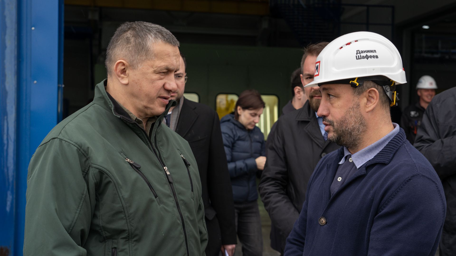 Визит Ю.П. Трутнева и С.К. Носова в центр 
