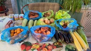#покупкипродуктов на рынке🛍️🍑🍉🍏🍆🫑🥕