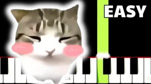 ДАМ ДАМ DAM DAM DIDIDIDI CAT - ЛЕГКИЙ УРОК ИГРЫ НА ФОРТЕПИАНО