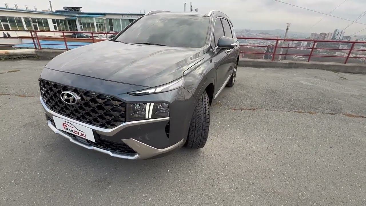 Обзор Hyundai Sanfa Fe 16л гибрид 2021г