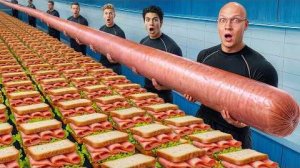 [vanzai] - СКОЛЬКО ПОЛУЧИТСЯ СЭНДВИЧЕЙ ИЗ САМОЙ БОЛЬШОЙ КОЛБАСЫ В МИРЕ ?