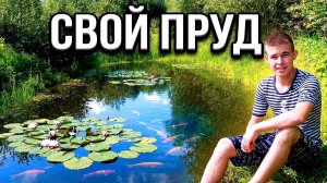 Как сделать красивый пруд с рыбками на даче? История моего дачного прудика!