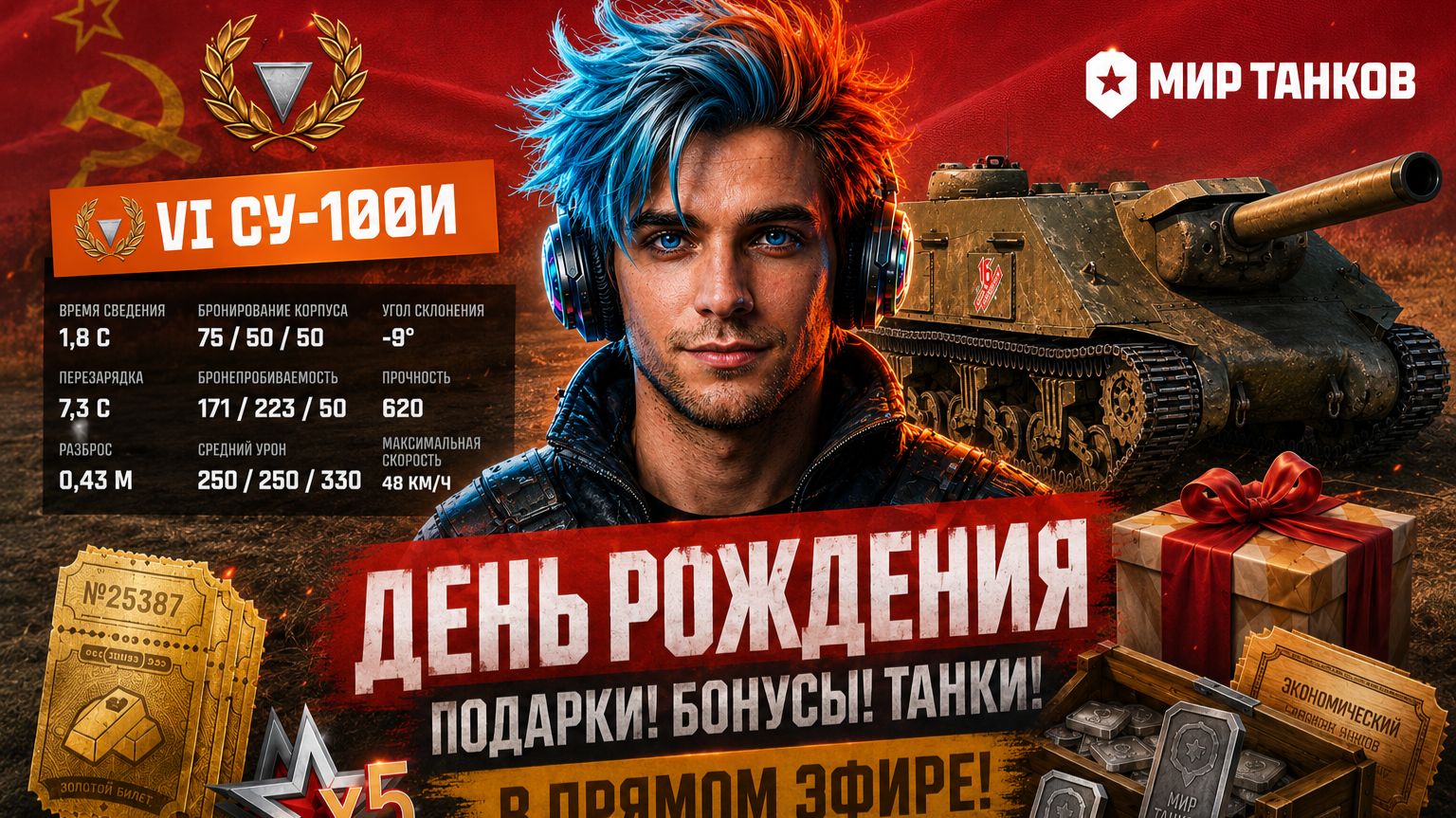 Мир танков день рождение