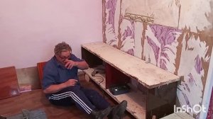 Дела на летней кухне. Полка для банок и др. Огурцы на зиму