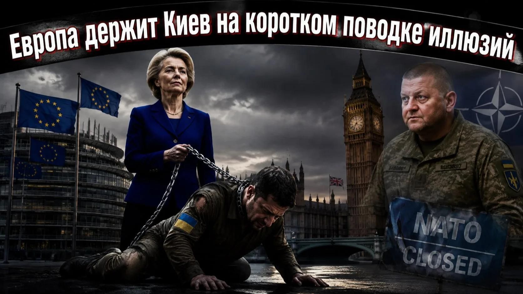 Европа устала от Зеленского — Брюссель считает Украину отработанным материалом