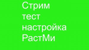Стрим RustMe: настройка шаблона трансляции и микрофона.