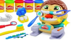 Играем в стоматолога: лечим зубки и ставим брекеты из пластилина Play‑Doh! 🦷🪥✨