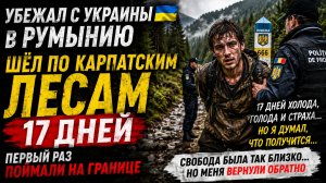 17 ДНЕЙ В ЛЕСУ, но вышел. С Украины в Румынию, румын украл 400 евро. Поймали в первый раз.