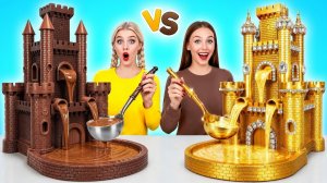 Челлендж. Шоколадная Еда vs Настоящая еда _ Умные Гаджеты или Лайфхаки