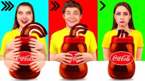 Быстрая Средняя или Медленная Скорость Еды Челлендж # Забавные Лайфхаки с Едой от DoDo Challeng