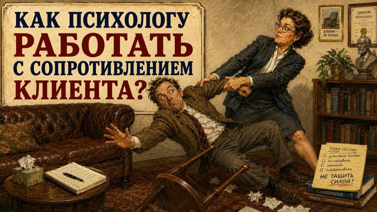 Прямой эфир «Как психологу работать с сопротивлением клиента?»