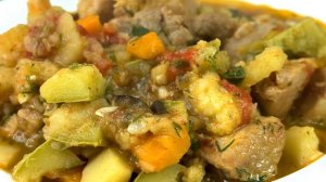 Овощное Рагу с КАБАЧКОМ! Такое ВКУСНОЕ, что Готовлю Все Лето! Просто, Сочно и Очень Сытно!