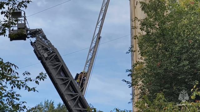Пожар в Выборгском районе