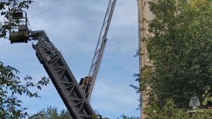 Пожар в Выборгском районе