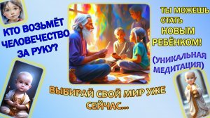 Кто возьмёт человечество за руку?Ты можешь вернуться НОВЫМ РЕБЁНКОМ(в видео - уникальная Медитация)