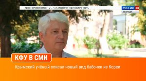 Крымский учёный описал новый вид бабочек из Кореи