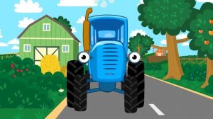 🚜💙СИНИЙ ТРАКТОР , Песни ,веселье ,и все самое интересное ,Мультик для детей