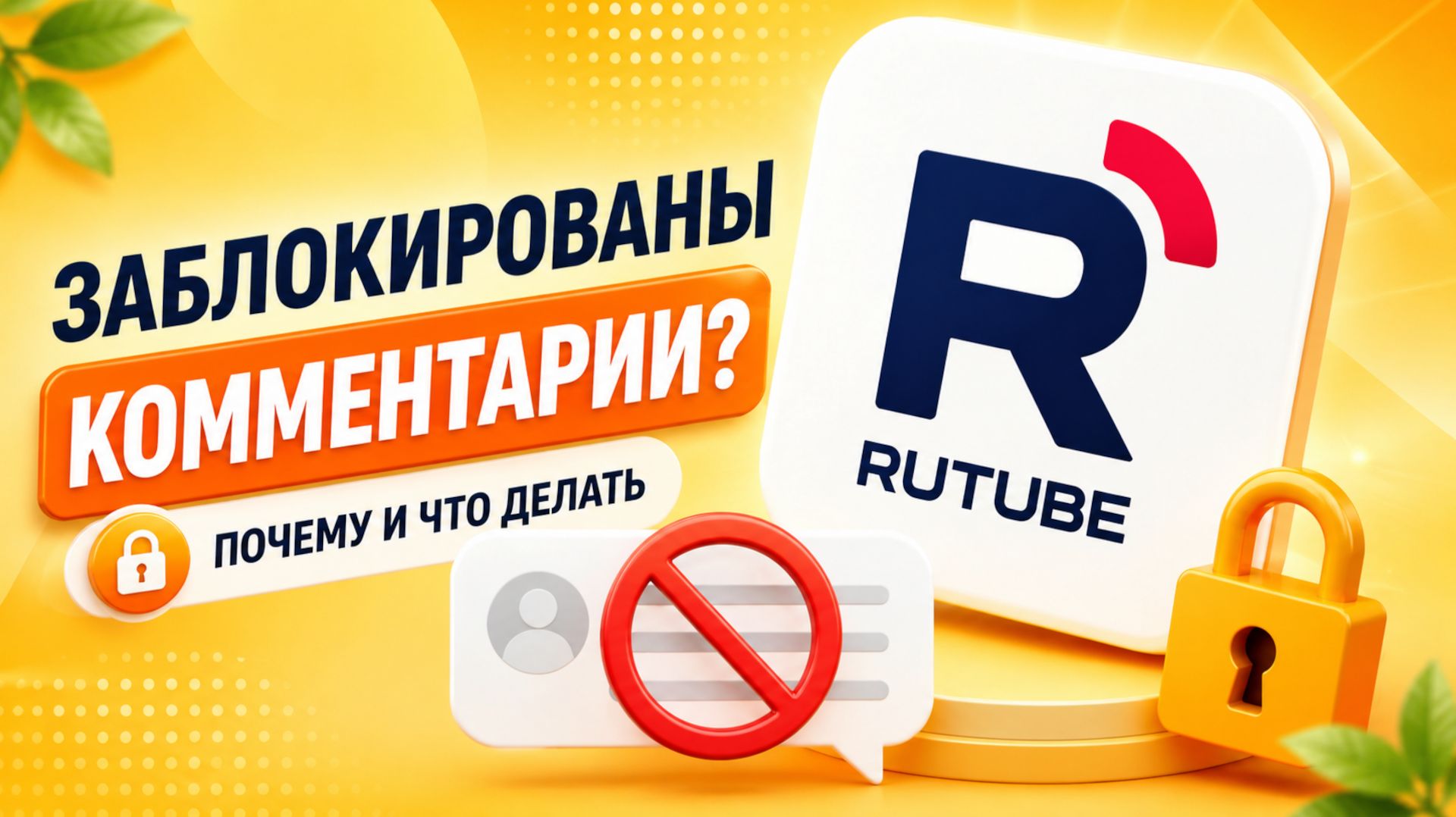 Почему автор может заблокировать в комментариях на Рутубе — и можно ли снять блокировку самому?