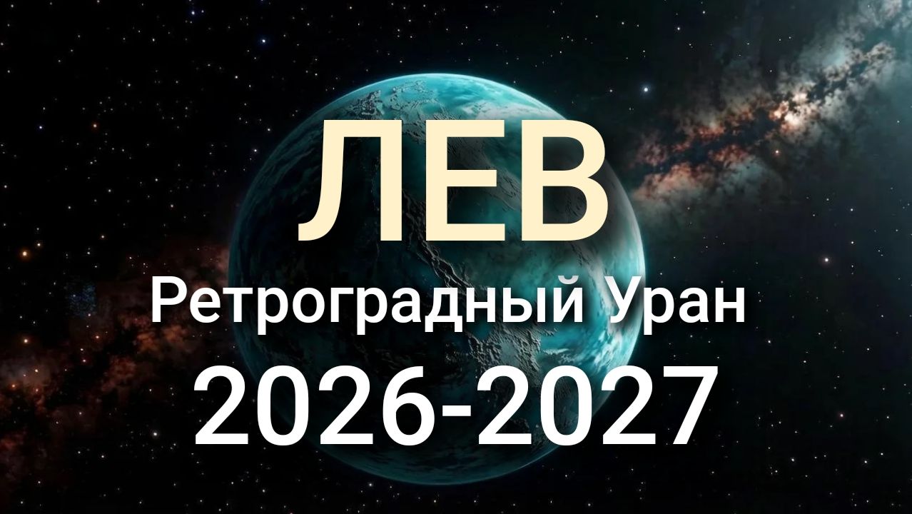 ЛЕВ. Готовьтесь к переменам. Ретроградный Уран 2026-2027