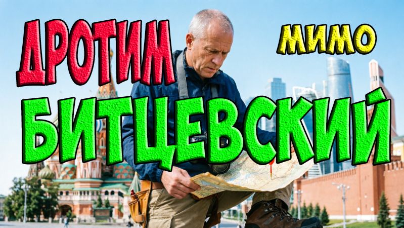 Прогулка по Битцевскому парку когда - каждый поворот — новый сюжет (Дротим МиМО-4)