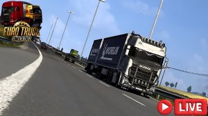 🔴🔥  #ets2 по России Ночной рейс, чай и душевные разговоры