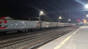 ЭП2К с поездом Москва Петрозаводск 1.08.2026г.