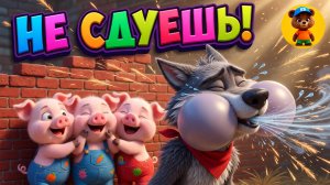 Три поросёнка 🐷 Сказка-песенка для малышей | Песенки Мишани