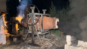 Отливка и обработка ступицы. Пакистан. Примитивное производство