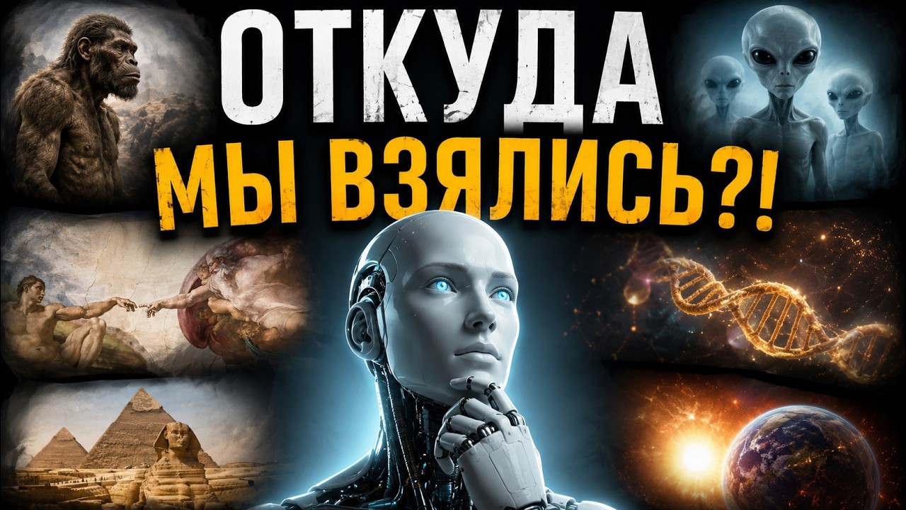 Искусственный интеллект проанализировал ВСЕ ВЕРСИИ ПРОСХОЖДЕНИЯ ЧЕЛОВЕКА | Откуда мы взялись ?