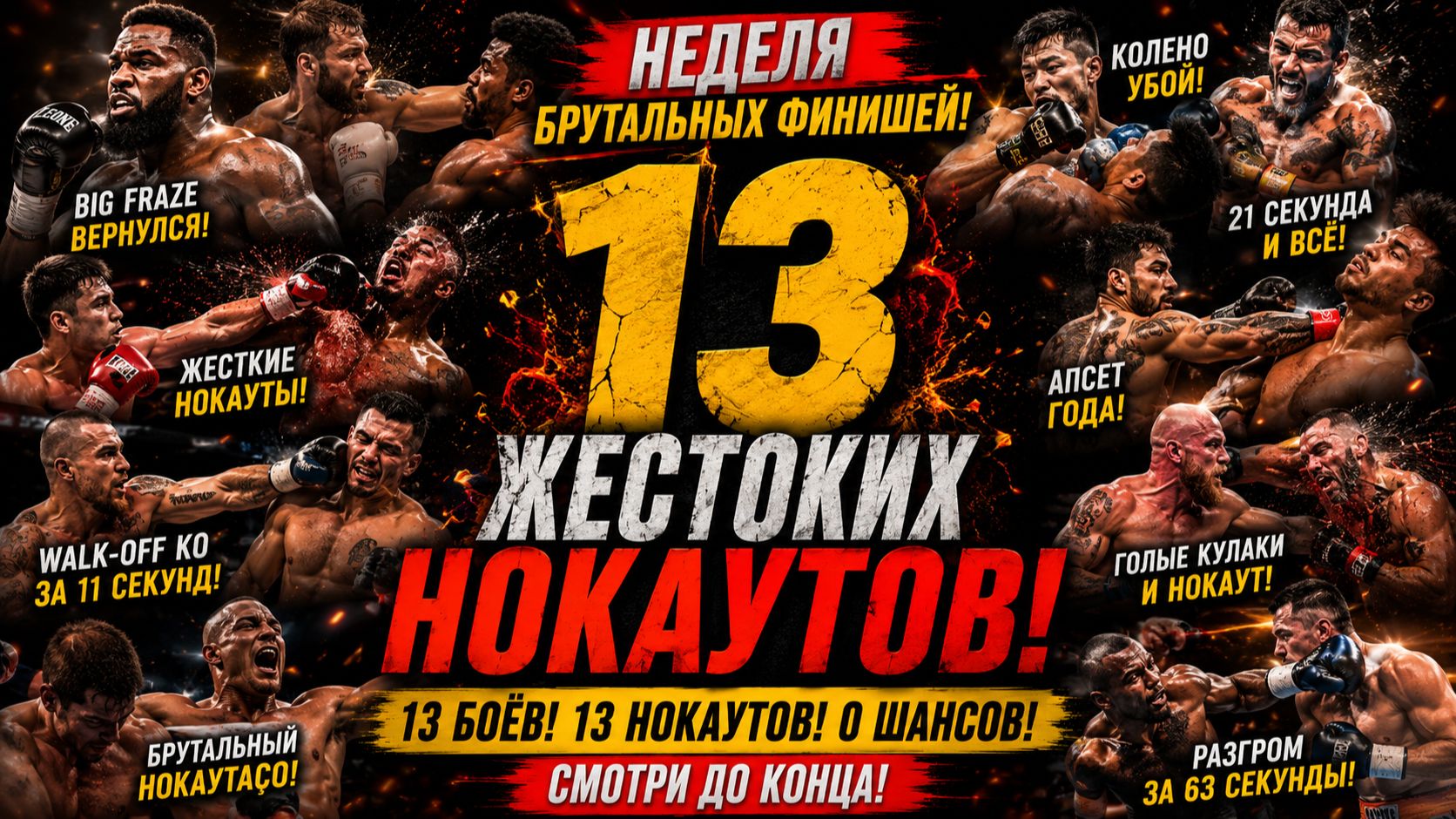 УСНУЛИ ЗА СЕКУНДЫ! 💥 САМЫЕ ЖЕСТКИЕ НОКАУТЫ ИЗ MMA И БОКСА 2026 август ч2