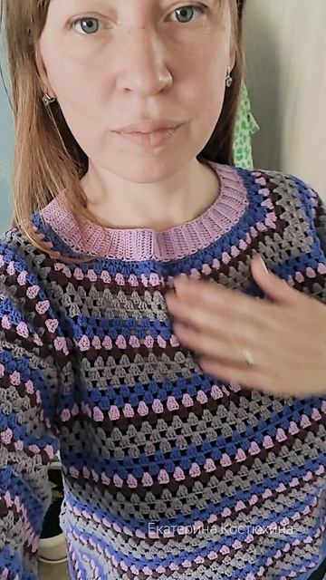 Сегодня надела джемпер #геометрия   #вязание_крючок_схемы #вяжу #вязание #фриформ #шью #ношу #стиль