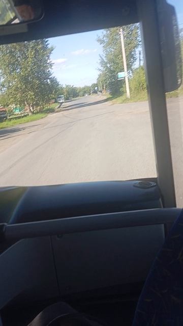еду домой на автобусе