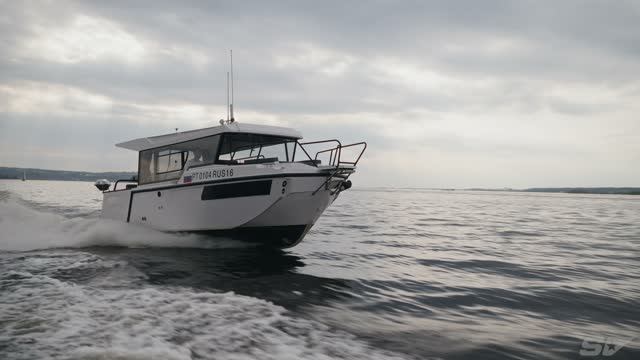 Кабинный катер SEARENE Crew Cabin UMBRELLA на реке Волга, Казань, лето 2026. SEARENE YACHTS