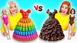 Укрась Торт с Куклой Челлендж _ Смешные Ситуации с Едой