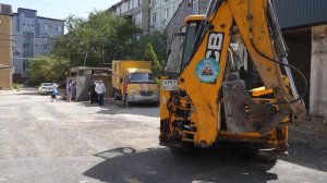 В Махачкале дворовая территория освобождена от незаконного строительство