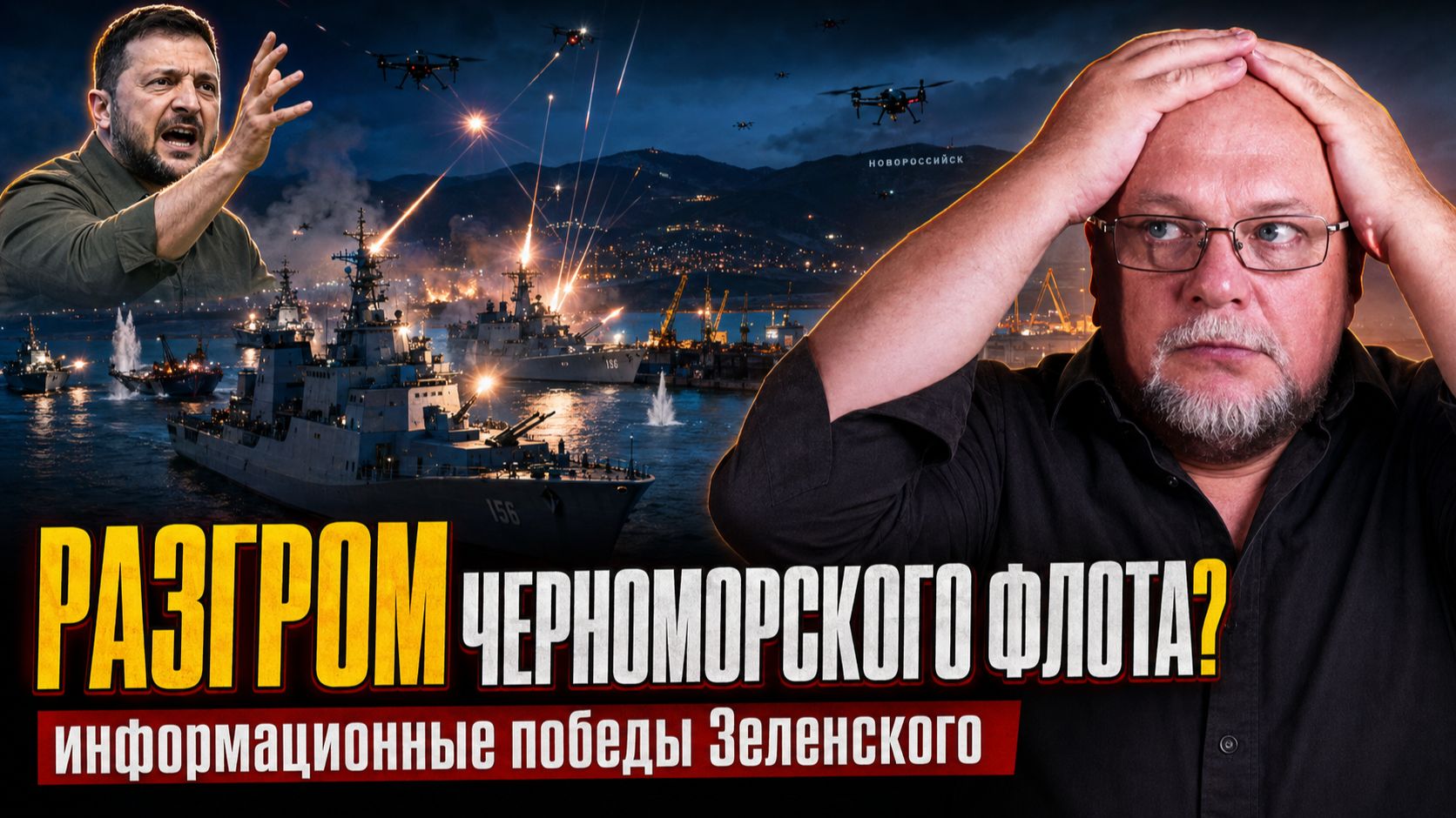 НОВОРОССИЙСК: РАЗГРОМ ЧЕРНОМОРСКОГО ФЛОТА или медийная операция зеленского?