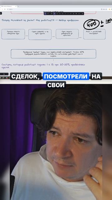400 сделок показывают сильные и слабые стороны трейдера