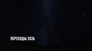 Метеорный поток Персеиды. Максимум активности 12 и 13 августа 2026