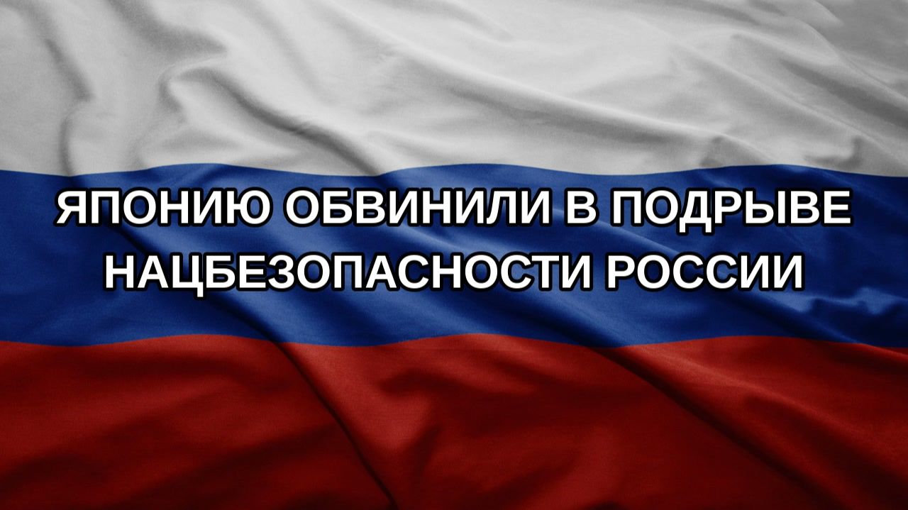 Японию обвинили в подрыве нацбезопасности России