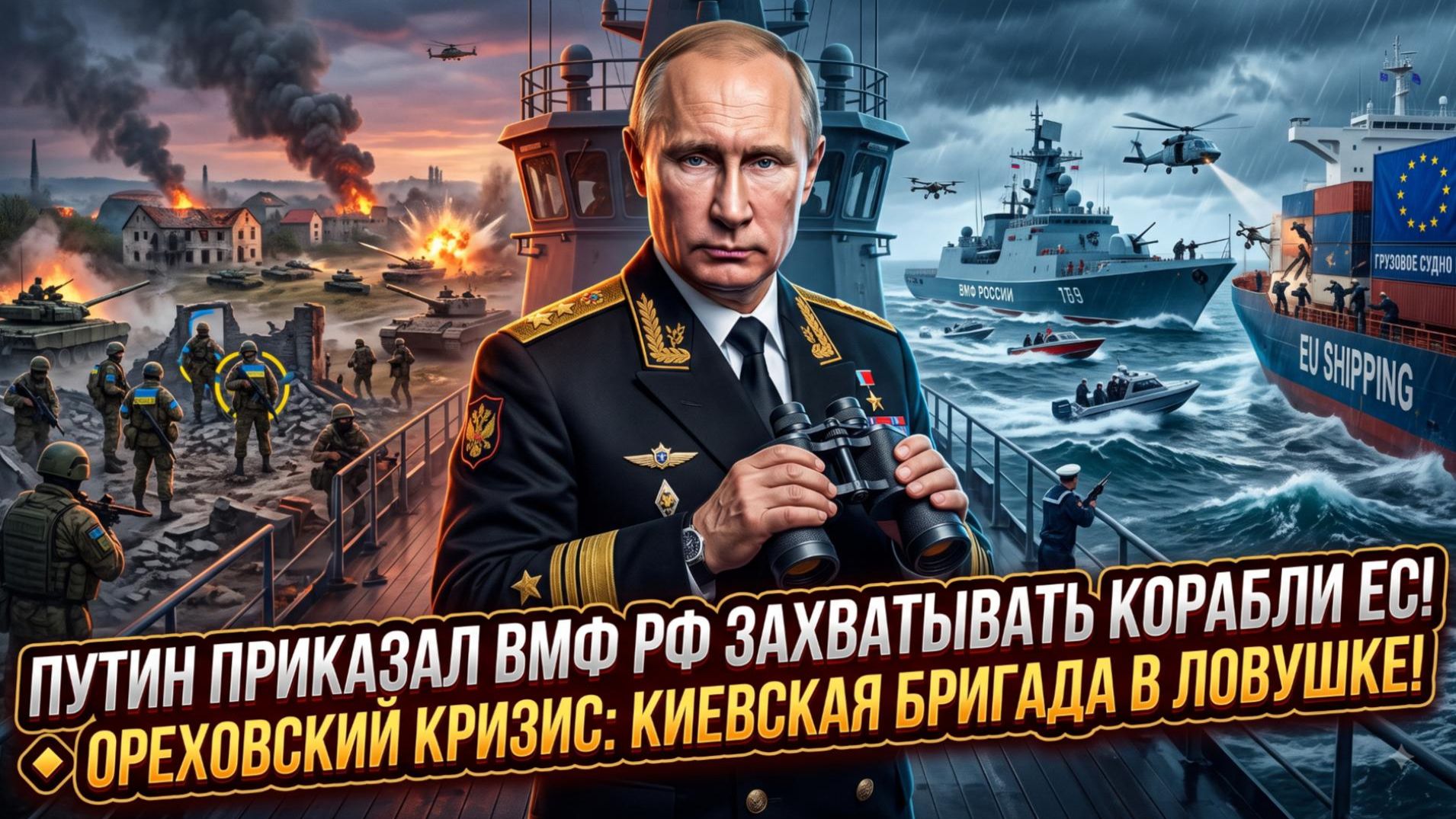 💀Меркурис | Путин атакует Европу на море, а ВСУ терпят поражение под Ореховом