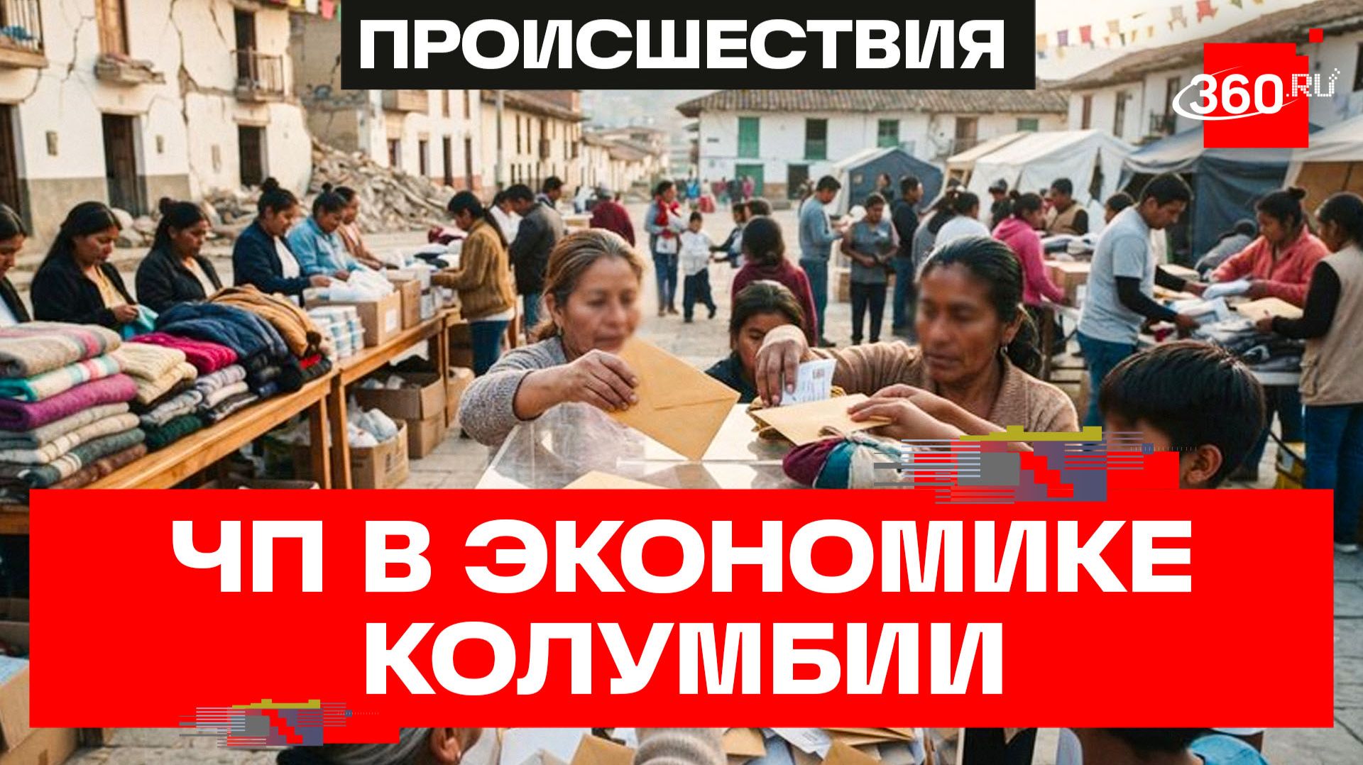 Собирают деньги всем миром – режим ЧП в экономике после землетрясения объявлен в Колумбии