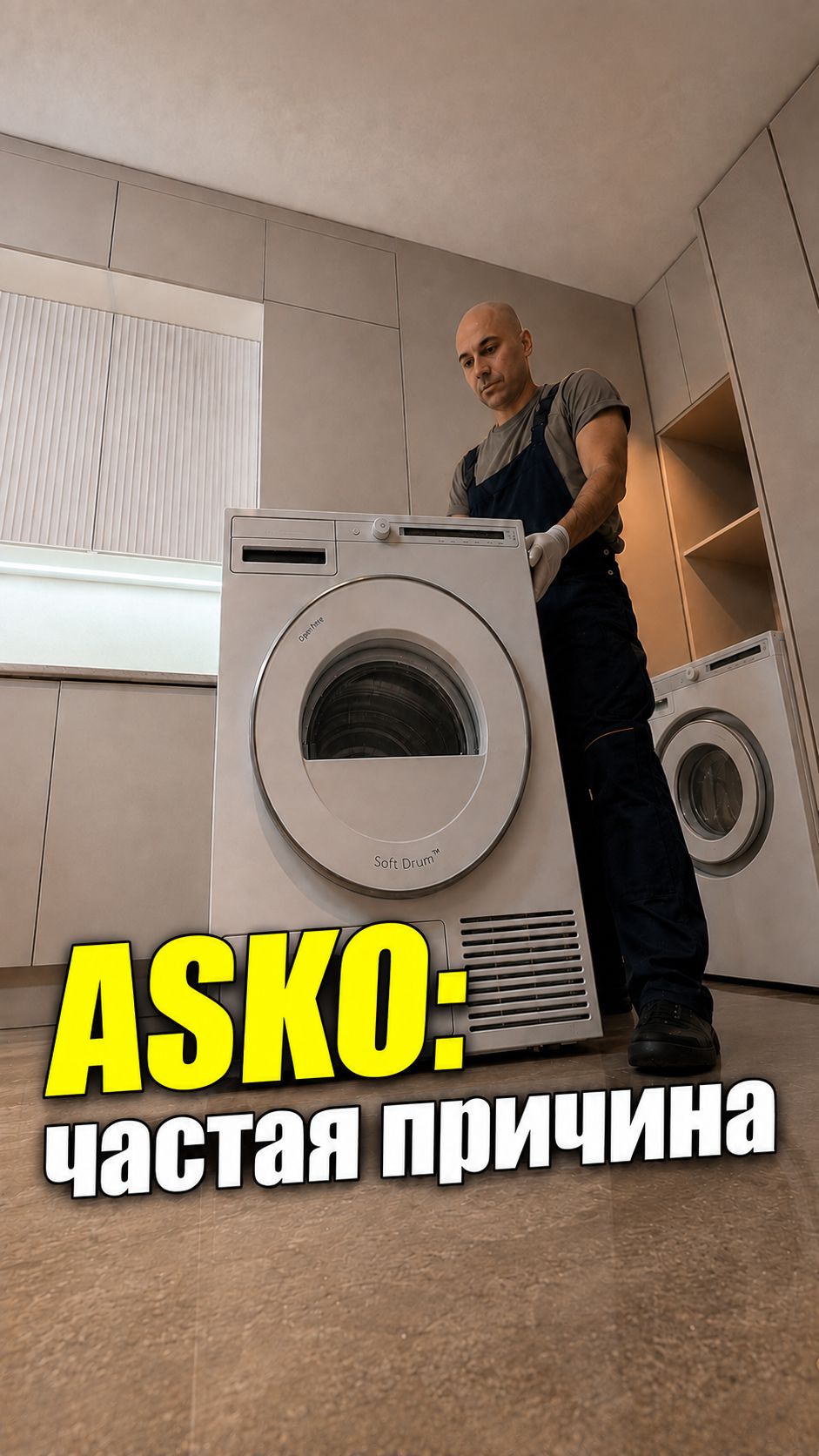 Сушильная машина ASKO: устранение ошибки E3