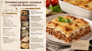 Самая нежная лазанья в мире! Готовим с любовью и бешамелем ❤️