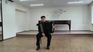 Монгуш Матпа (баян). Д. Шостакович Прелюдия и фуга ми минор, В. Семёнов «Сказ о Тихом Доне»