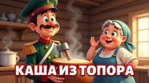 Каша из топора — мультфильм по мотивам любимой русской народной сказки! 🪖🍲